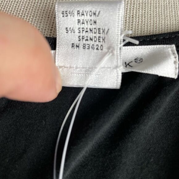 NWT August Silk Black Tank Top Size M - Picture 8 of 8